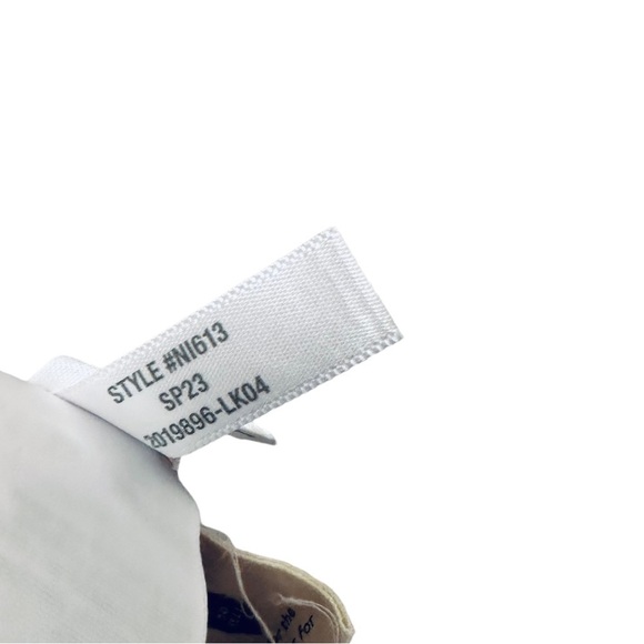 MADEWELL The Neale Straight-Leg Pant in Drapeweave STYLE NI613 EUC size 4 orange - Picture 9 of 10